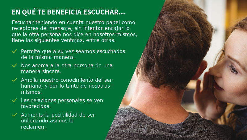 En qué te beneficia escuchar ...